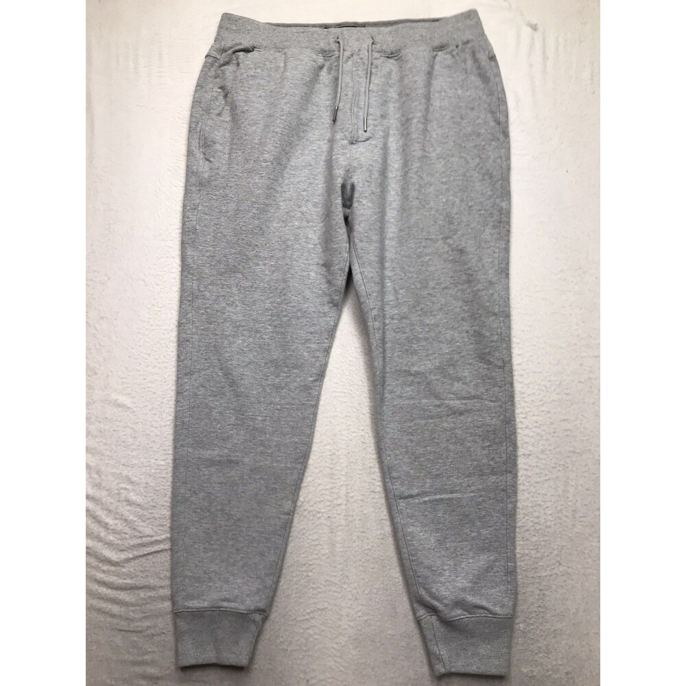 ABERCROMBIE & FITCH Essential Jogger Men XL (36x28) Gray Stretch Drawstring
